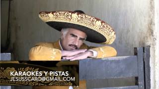 KARAOKE Vicente Fernandez  Por esa yegua PISTA [upl. by Ahseen]