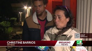 Witnesses say their friend was stabbed by Davis attacker [upl. by Noitsuj725]