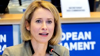 Kaja Kallas warns Europe to stick together as the world was ‘on fire’ [upl. by Grubb734]