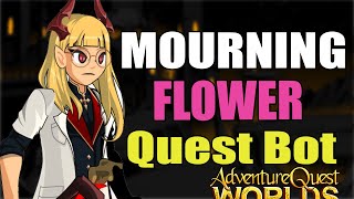 AQW  Mourning Flower Quest Bot  Grimlite v13 [upl. by Iroc]