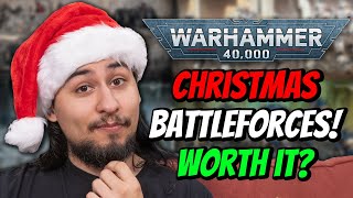 This Years Christmas 40k Battleforce Boxes Worth it [upl. by Inamik825]