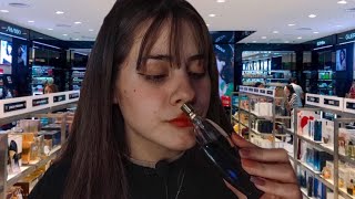 Roleplay VENDEDORA de PERFUMES  ASMR CASERO [upl. by Kinnie]