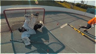 GoPro Hockey  UNREAL DEFLECTION GOAL [upl. by Robinetta612]