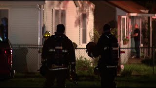 Firefighters put out house fire in Southwick [upl. by Teufert]