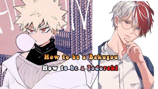 To be a Todoroki and To be a Bakugou  lyrics prank not  Famous Baku and todo  typing story [upl. by Arihas]