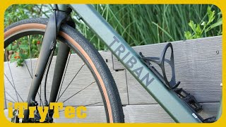 TRIBAN GRVL 120 Review  Gravelbike von Decathlon [upl. by Anne-Marie]