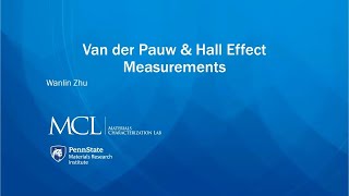 Introduction to Van der Pauw and Hall Effect Measurements [upl. by Kcered666]