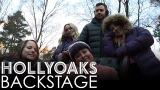 Hollyoaks Backstage Camerons Demise [upl. by Aneelehs]