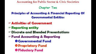 Principles of Accounting amp Financial Reporting Of Governmental Entities Chapter Two Part One [upl. by Pierro]