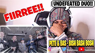 UK WHAT UP🇬🇧 THEYRE TOO LIT Pete amp Bas  Bish Bash Bosh REACTION [upl. by Dawna]