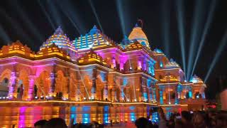 Ram Mandir Ayodhya status  Ram mandir whatsapp status Ram shiya ram song Status  night rammandir [upl. by Alwitt755]