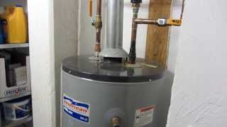 Gas Hot Water Heater Leak [upl. by Reitman146]