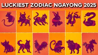 PINAKA Maswerteng Zodiac Animal 2025  PROSPERITY RANKING 2025 [upl. by Ciapha872]