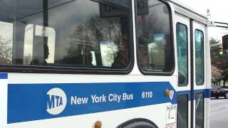 MTA New York City Bus 1999 Orion V 6110 On The Bx12  Pelham Parkway amp Eastchester Road [upl. by Laenej621]