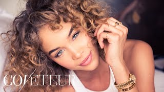 Jasmine Sanders Does Her Makeup in 60 Seconds [upl. by Galanti]