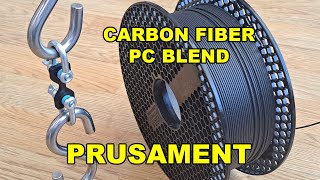 How strong is PCCF Prusament carbon fiber PC blend PolyCarbonate [upl. by Ecinrahs]