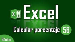 Como calcular un porcentaje en Excel  Capítulo 56 [upl. by Yetak]