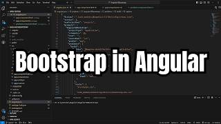 ADD Bootstrap to Your Angular 18 Project in Minutes [upl. by Anniala980]