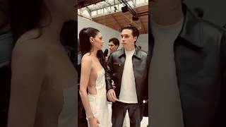 Nicola Peltz amp Brooklyn Beckham during Paris Fashion Week nicolapeltz brooklynbeckham [upl. by Atlee]