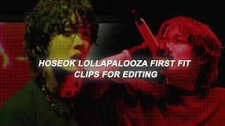 hoseok lollapalooza first outfit clips [upl. by O'Donoghue408]