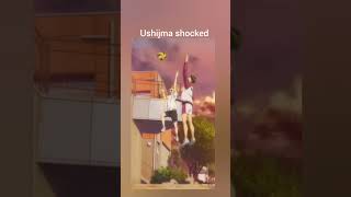 Ushijima shocked haikyuu anime [upl. by Yenot]