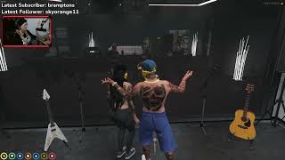 Lex Plays Barrio Song At Mandem Records  NoPixel Vagos  MDMR [upl. by Ludeman398]