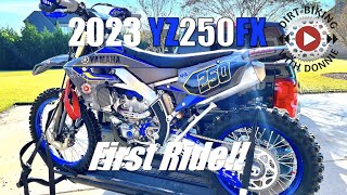 2023 Yamaha YZ250FX First Ride at The Ridge Outdoor Resort [upl. by Ynaffat17]