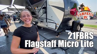 Forest RiverFlagstaff Micro Lite21FBRS  by Campbell RV of Sarasota Florida [upl. by Anauq]