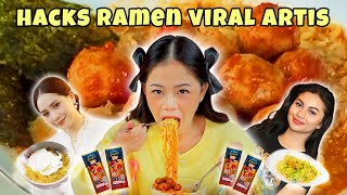 COBAIN HACKS RAMEN VIRAL PARA ARTIS [upl. by Tristam]