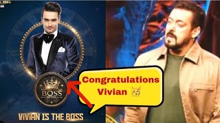 BiggBoss18Vivian Dsena ने बनाया Record Salman Khan reaction आया सामने [upl. by Euqinobe]