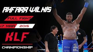 Kickboxing Roman Kryklia vs Jahfarr Wilnis FULL FIGHT2015 [upl. by Ardel]