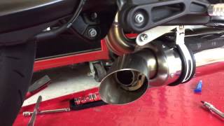 Rc8 r jester exhaust with 100 db killer in [upl. by Ednutey]