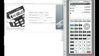 AP03 How to Enter Avogadros Number on a Ti Graphing Calculator [upl. by Esli]