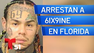 Arrestan al rapero Tekashi 6ix9ine en Florida [upl. by Olra288]