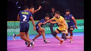 Pro Kabaddi 2018 Highlights Telugu Titans vs Haryana Steelers [upl. by Notsnarc]