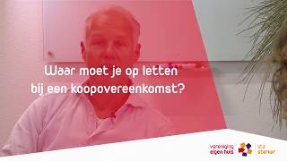 Huis kopen waar moet je op letten bij een koopcontract [upl. by Teyugn385]