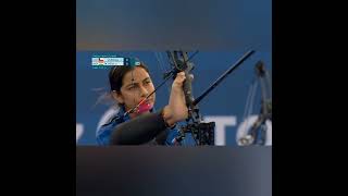 Paris Paralympics  Excellent performance olympics viralvideo shorts youtubeshort Sheetal Devi [upl. by Sena]