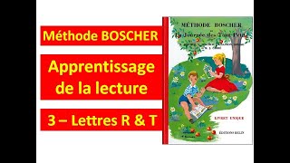 3  Lettres R amp T │Méthode BOSCHER │ La journée des tout petits │ WASKIPIW │ [upl. by Rimat]