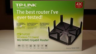 TPLINK AC5200 Wireless Triband MUMIMO Gigabit Router [upl. by Pavior]