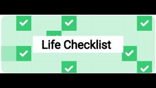 Completing a life checklist [upl. by Felise737]