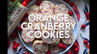 Orange Cranberry Cookies [upl. by Ajssatsan]