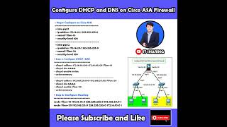 Configure DHCP and DNS on Cisco ASA Firewall Speak Khmer ccna200301 itsharing [upl. by Bearce]