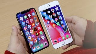 iPhone X vs iPhone 8 Plus  أسباب تفضيلي للأيفون 8 بلاس [upl. by Yeclek]