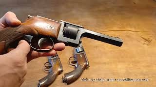 Presentation of Dreyse Kufahl needle fire revolver  all three models [upl. by Ethben]