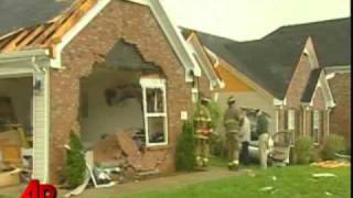 Raw Video Tornado in Tenn Destroys Home [upl. by Agnella607]