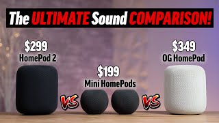 HomePod 2 vs OG vs 2x HomePod Minis Really worth 299 [upl. by Vel]