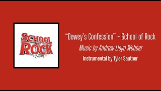 quotDeweys Confessionquot  School of Rock Instrumental [upl. by Lednic]