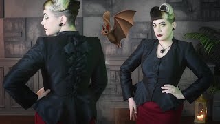 Making a Batty Back Blazer  Mandragora Suit Jacket Mockup [upl. by Adela]