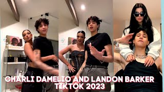 charli damelio and landon barker  tiktok compilation videos 2023 charlidamelio [upl. by Berg]