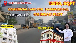 ID33Commercial land for sale in ChennaiPammalBuild Rental Income Marriage Hall in Chennai Pammal [upl. by Blank]